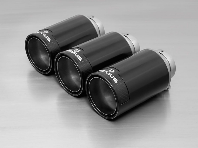 REMUS Exhaust Tips, Black Chrome